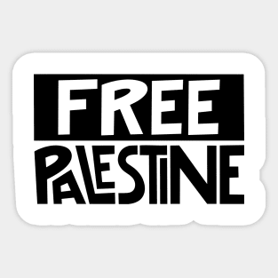 Free Palestine Sticker